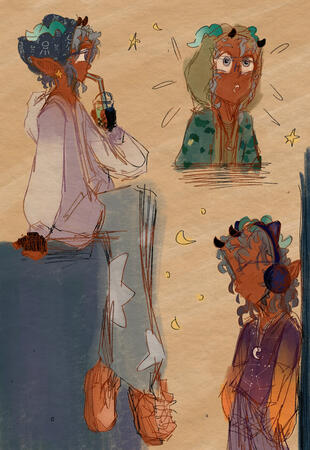 doodles of my artsona