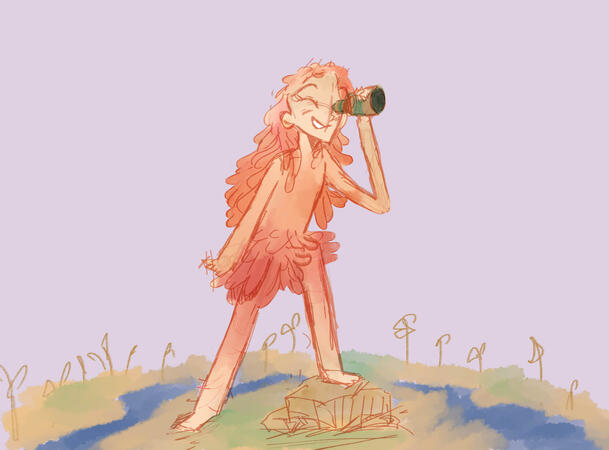 study drawing of glim